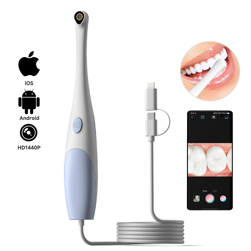 Endoscope Inspection Camera - TYPE-C Visuelle Oralkamera für iPhone 2-in-1