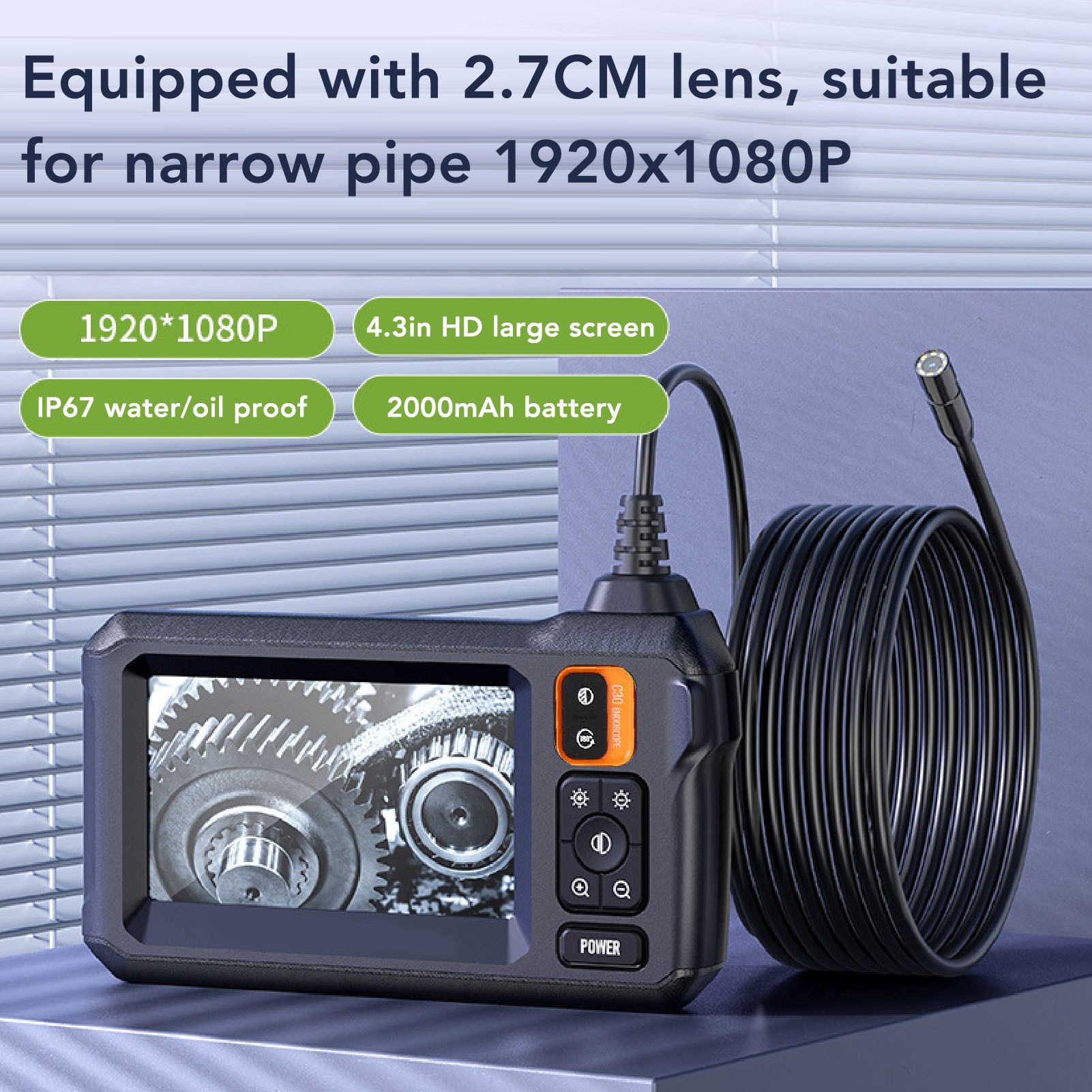 Endoscope Inspection Camera - 1080P HD Inspektionskamera Endoskopkamera mit Licht