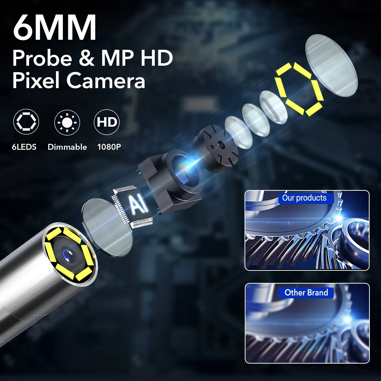 RALCAM 4-Wege-Lenkung 3,9mm In – Endoscope Inspection Camera Bewertung und Preis