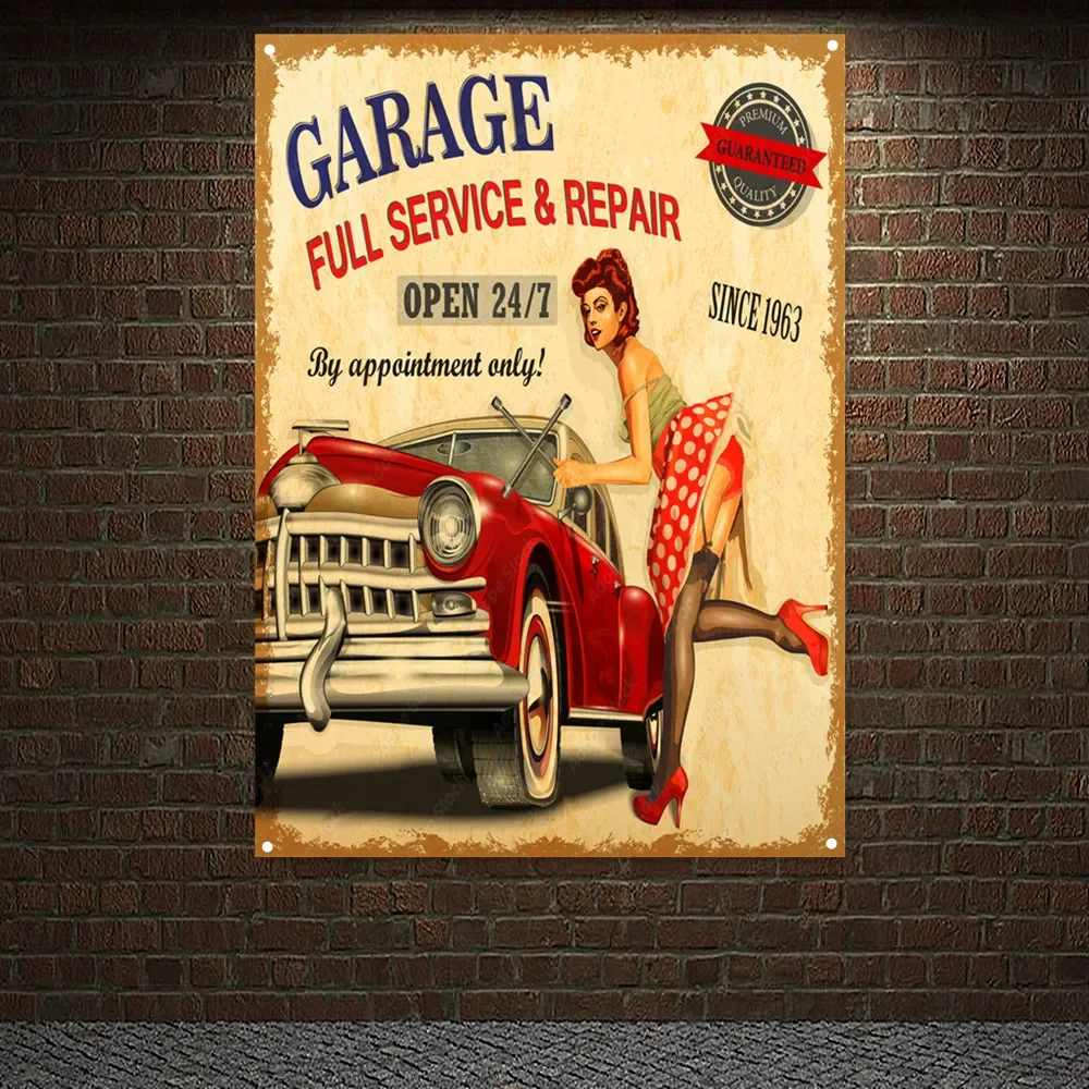 Vintage CAR Full SERVICE & REP – Auto Repair Shop Banners Bewertung und Preis